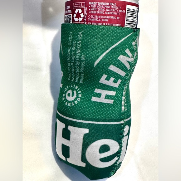 Heineken Koozie NWT Great For Cans & Bottles - Picture 5 of 5